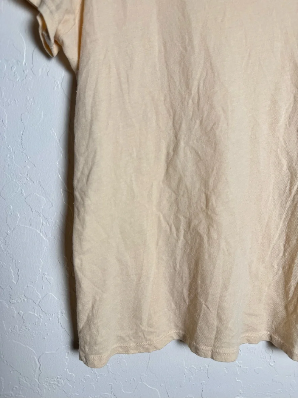 Marine Layer Short Sleeve Tee in Light Cream